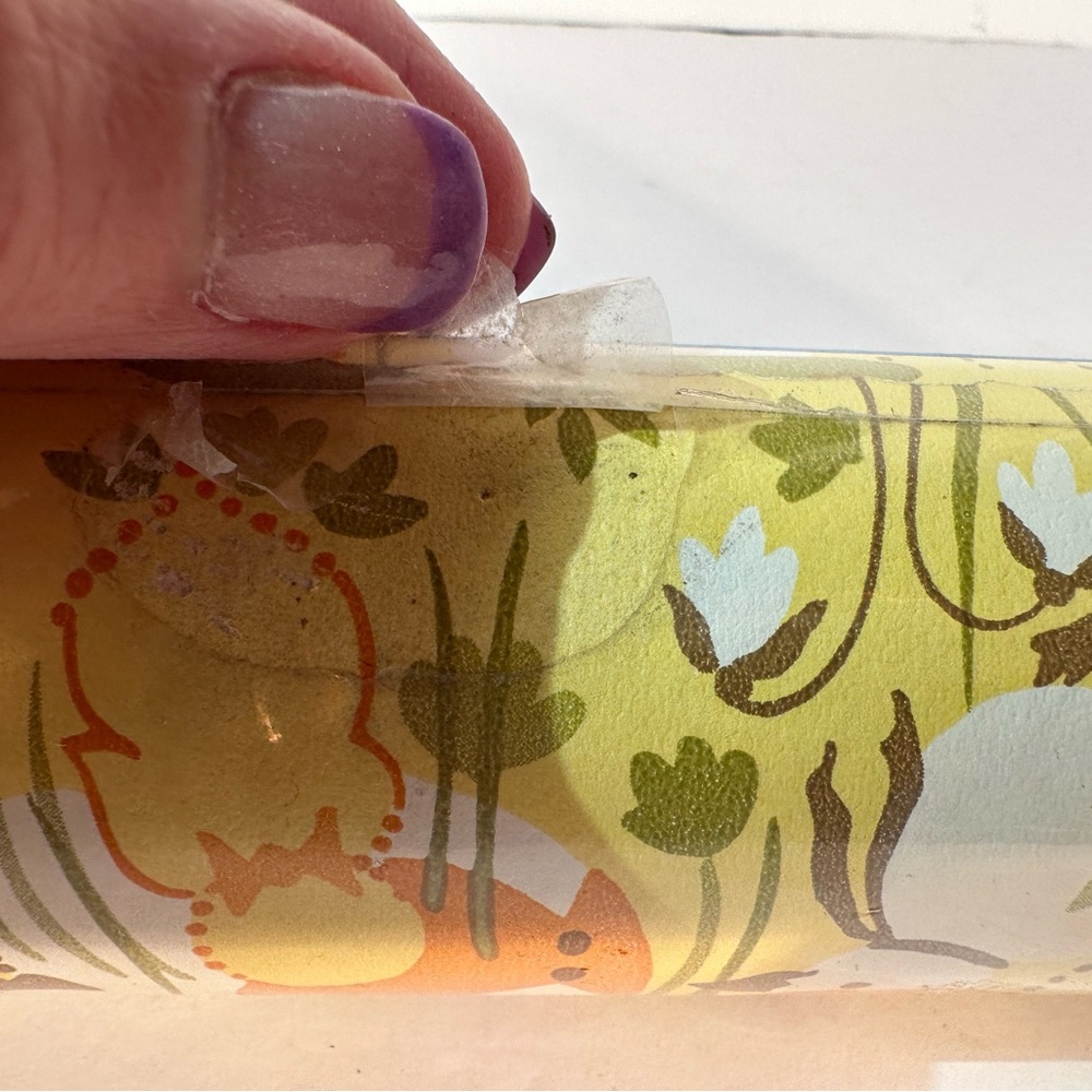 Vtg Birge Wall Covering Ducks Floral 1 Double Roll 70 SQ FT Sealed #65124 "Read" - Picture 8 of 12